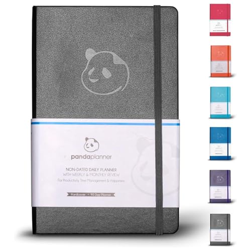 Panda Planner Taschenkalender/Organizer-System/Tagebuch für mehr Produktivität, besseres Zeitmanagement und Freude am Leben, fester Einband, Layout in englischer Sprache (ohne Datumsangaben) von Panda Planner