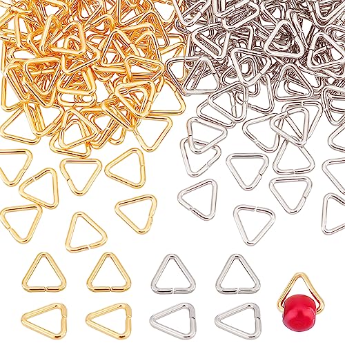 PH PandaHall 18 Karat Vergoldete Dreieckige Offene Biegeringe 120 Stück 5mm Klemmclip Bügel Messing Aufhänger Anschlüsse Anhängerschnalle Schmuckverbinder Für DIY Armband Ohrring Schmuckherstellung PH PandaHall 18 Karat Vergoldete Dreieckige Offene Biegeringe 120 Stück 5mm Klemmclip Bügel Messing Aufhänger Anschlüsse Anhängerschnalle Schmuckverbinder Für DIY Armband Ohrring Schmuckherstellung von PH PandaHall