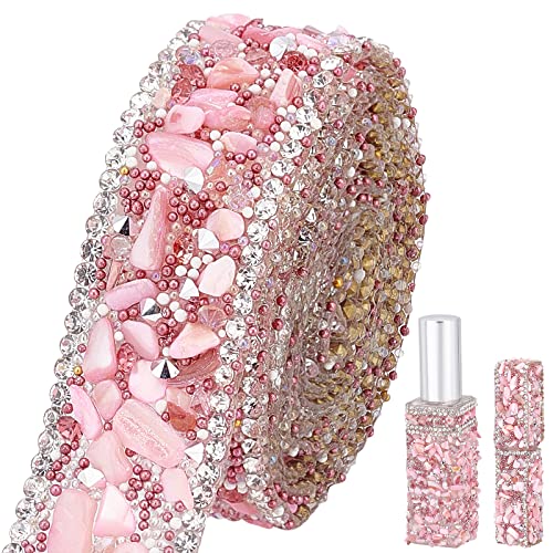 PandaHall 1 m/1.1 Yard Kristall-Strasssteine, 20 mm / 0.79 Zoll Rosa Hotfix-Band, Künstlicher Edelstein, Zum Aufbügeln, Bling-Applikationsband Für DIY-Kleid, Schuhe, Tasche, Telefon, Dekoration PandaHall 1 m/1.1 Yard Kristall-Strasssteine, 20 mm / 0.79 Zoll Rosa Hotfix-Band, Künstlicher Edelstein, Zum Aufbügeln, Bling-Applikationsband Für DIY-Kleid, Schuhe, Tasche, Telefon, Dekoration von PH PandaHall