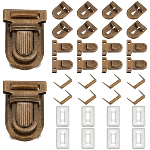 PandaHall 10 Sätze Eisen Geldbörse Push Locks Verschluss Schloss für Ledertasche Fall Verschluss für DIY Hangbag Geldbörse Koffer Verschlüsse Hardware, Antique Bronze PandaHall 10 Sätze Eisen Geldbörse Push Locks Verschluss Schloss für Ledertasche Fall Verschluss für DIY Hangbag Geldbörse Koffer Verschlüsse Hardware, Antique Bronze von PH PandaHall