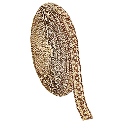 PandaHall 12 Yards 20mm Polyester Gimp Braid Trim Für Kostüme DIY Crafts Nähen Schmuck Herstellung Vorhang Dekoration Kostümzubehör, Dunkelgolden PandaHall 12 Yards 20mm Polyester Gimp Braid Trim Für Kostüme DIY Crafts Nähen Schmuck Herstellung Vorhang Dekoration Kostümzubehör, Dunkelgolden von PH PandaHall
