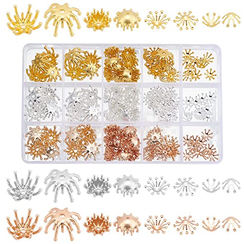 PandaHall 120St Blumen Perlen Perlen Kappe 12 Stil Messing Filigrane Perle Ende Perlen Kappe Metall Ende Charms Tibetischen Spacer Perlen Kappe Feind DIY Ohrringe Bracelets Halskette Schmuck Handwerk PandaHall 120St Blumen Perlen Perlen Kappe 12 Stil Messing Filigrane Perle Ende Perlen Kappe Metall Ende Charms Tibetischen Spacer Perlen Kappe Feind DIY Ohrringe Bracelets Halskette Schmuck Handwerk von PH PandaHall