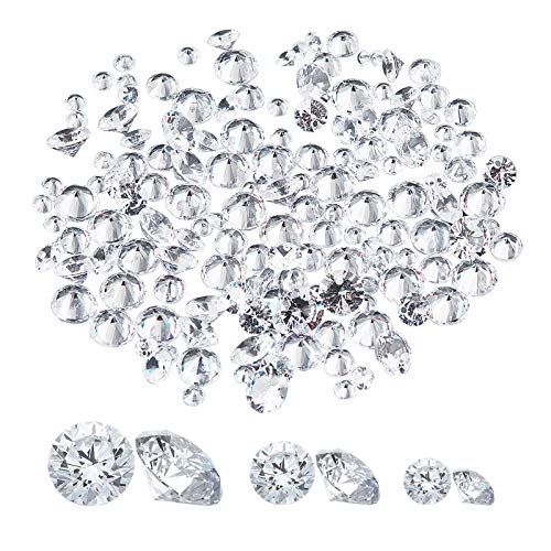 PandaHall 150pcs Diamantform Cubic Zirkonia Stein 3-Größen Kleine Klar Faceted Lose Perlen CZ Steine Pointed Back Cabochons für Ohrring Armband Schmuckherstellung, 4~8mm, mit vorgebohrtem Loch PandaHall 150pcs Diamantform Cubic Zirkonia Stein 3-Größen Kleine Klar Faceted Lose Perlen CZ Steine Pointed Back Cabochons für Ohrring Armband Schmuckherstellung, 4~8mm, mit vorgebohrtem Loch von PH PandaHall