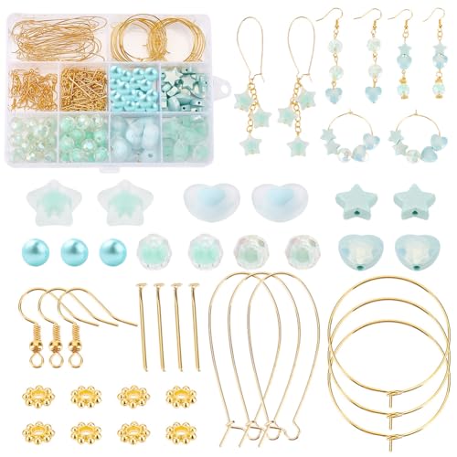 PandaHall 247 Teiliges Set Zur Herstellung Grüner Ohrringe Zubehör Zur Herstellung von Perlenohrringen Schmuckherstellungsset Mit Grünen Acrylperlen Ohrringhaken Für 30 Paar Ohrringe Frühlingsfrauen PandaHall 247 Teiliges Set Zur Herstellung Grüner Ohrringe Zubehör Zur Herstellung von Perlenohrringen Schmuckherstellungsset Mit Grünen Acrylperlen Ohrringhaken Für 30 Paar Ohrringe Frühlingsfrauen von PH PandaHall