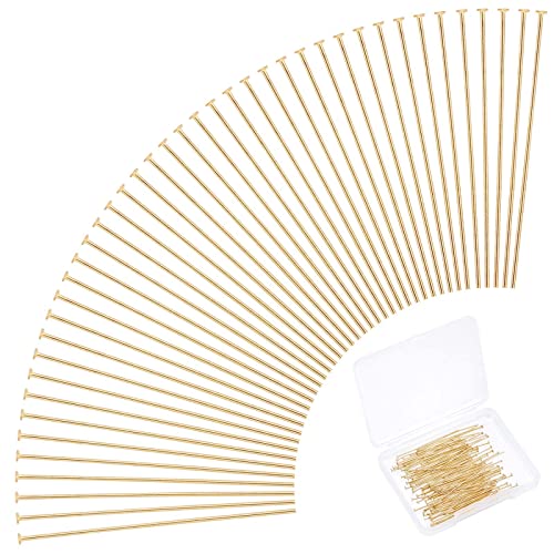 PandaHall 24K Gold Flachkopfstifte 100 Stück 304 Edelstahl 35 mm Schmuckherstellung Stifte 23 Gauge Perlenstift Biegbarer Drahtstift Für Ohrring Anhänger Armband Halskette Schmuck DIY Handwerk PandaHall 24K Gold Flachkopfstifte 100 Stück 304 Edelstahl 35 mm Schmuckherstellung Stifte 23 Gauge Perlenstift Biegbarer Drahtstift Für Ohrring Anhänger Armband Halskette Schmuck DIY Handwerk von PH PandaHall