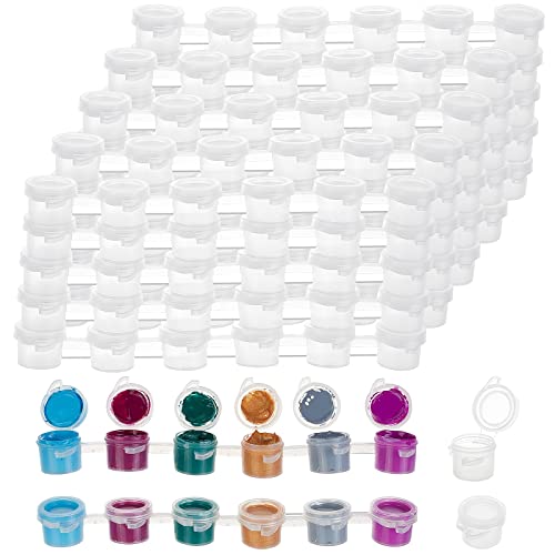 PandaHall 25 stücke 3 ml 6 Box Kunststoff Leere Farbnäpfe, Farbkasten, Kunstschulbedarf, Durchsichtig, 16,8x5,8x1,5 cm PandaHall 25 stücke 3 ml 6 Box Kunststoff Leere Farbnäpfe, Farbkasten, Kunstschulbedarf, Durchsichtig, 16,8x5,8x1,5 cm von PH PandaHall