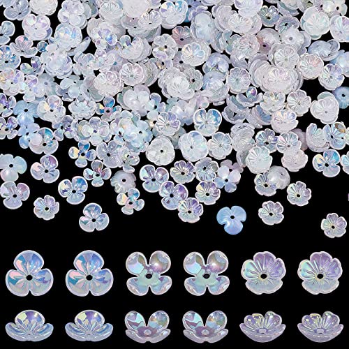 PandaHall 300 Stück Blumenperlenkappen Galvanisieren Acryl Abstandsperlen Charm Kappen Lose Perlen Kappen Für DIY Ohrringe Halskette Schmuckherstellung Zubehör Haare Hochzeit Verschönerungen PandaHall 300 Stück Blumenperlenkappen Galvanisieren Acryl Abstandsperlen Charm Kappen Lose Perlen Kappen Für DIY Ohrringe Halskette Schmuckherstellung Zubehör Haare Hochzeit Verschönerungen von PH PandaHall