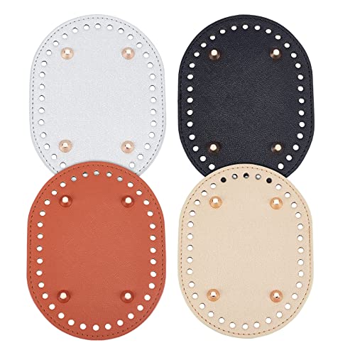 PandaHall 4 Stück Gehäkelter Taschenboden, 5.7 x 4.3,(5) cm Ovalboden Tasche Lederboden Shaper Pad Kleine Geldbörse Boden Für Taschen Kissenbasis Mit Löchern Für DIY Taschen Umhängetaschen PandaHall 4 Stück Gehäkelter Taschenboden, 5.7 x 4.3,(5) cm Ovalboden Tasche Lederboden Shaper Pad Kleine Geldbörse Boden Für Taschen Kissenbasis Mit Löchern Für DIY Taschen Umhängetaschen von PH PandaHall