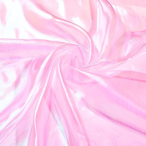 PandaHall 4.3 Yards/4m Rosa Gazestoff Organza-Spitzenstoff Schillerndes Organza-Tuch Magisch Glänzendes Stoffband Für Kleid Bühnenshow Kostüm Hochzeit Dekoration DIY-Handwerk 1.5 m Breit PandaHall 4.3 Yards/4m Rosa Gazestoff Organza-Spitzenstoff Schillerndes Organza-Tuch Magisch Glänzendes Stoffband Für Kleid Bühnenshow Kostüm Hochzeit Dekoration DIY-Handwerk 1.5 m Breit von PH PandaHall