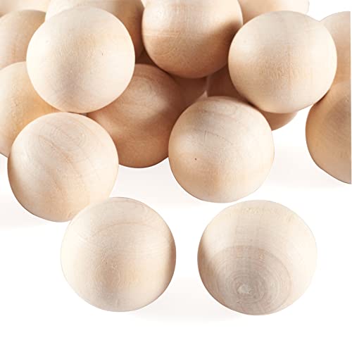 PandaHall 50 Stück natürliche runde Holzperlen 19 ~ 20 mm ohne Loch Holzkugel Abstandshalter lose Perlen für Makramee-Handwerk DIY Schmuckherstellung Heimdekoration PandaHall 50 Stück natürliche runde Holzperlen 19 ~ 20 mm ohne Loch Holzkugel Abstandshalter lose Perlen für Makramee-Handwerk DIY Schmuckherstellung Heimdekoration von PandaHall