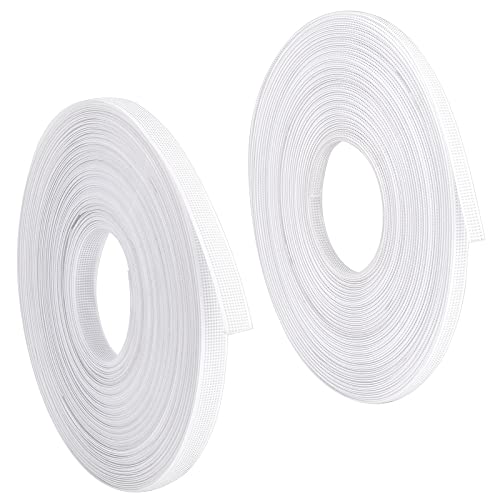 PandaHall 50 Yard Polyester Stäbchen Zum Nähen, 6mm 12mm Sew-Through Low Density Boning Für Hochzeitskleid Stillkappen Bademode Party Brautkleider Handtaschen DIY Craft Making, Weiß von PH PandaHall