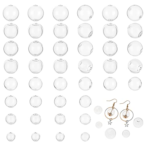 PandaHall 8 Größe Glaskugel Charms, Mini Kugel, Doppelloch, Wunschglas, Geblasene Glasperlen, Kristallkuppel Abdeckung, Runde, Klare Kugel Anhänger Für DIY Schmuck, Anhänger, Ohrring, Basteln PandaHall 8 Größe Glaskugel Charms, Mini Kugel, Doppelloch, Wunschglas, Geblasene Glasperlen, Kristallkuppel Abdeckung, Runde, Klare Kugel Anhänger Für DIY Schmuck, Anhänger, Ohrring, Basteln von PH PandaHall