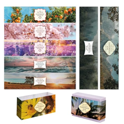 PandaHall 9 Styles Natural Scenery Wrap Tape 90 Stück Handgefertigte Seifenverpackung Kunsthandwerk Wrapper-Ärmel Abdeckungen Vertikale Etiketten Für Selbstgemachte Seifenstücke Verpackung PandaHall 9 Styles Natural Scenery Wrap Tape 90 Stück Handgefertigte Seifenverpackung Kunsthandwerk Wrapper-Ärmel Abdeckungen Vertikale Etiketten Für Selbstgemachte Seifenstücke Verpackung von PandaHall
