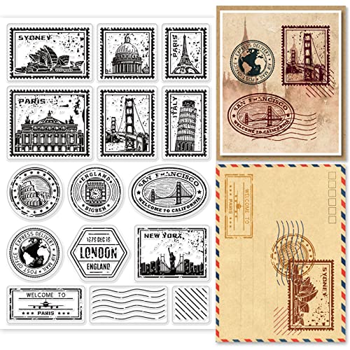 PandaHall Briefmarken Für Die Kartenherstellung Poststempel Durchsichtige PVC Stempel Gebäudebrücke Reisestempel Papierhandwerkstempel Poststempelstempel Für DIY Scrapbooking Album Decor Crafting PandaHall Briefmarken Für Die Kartenherstellung Poststempel Durchsichtige PVC Stempel Gebäudebrücke Reisestempel Papierhandwerkstempel Poststempelstempel Für DIY Scrapbooking Album Decor Crafting von PH PandaHall