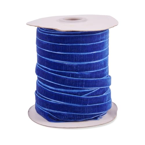 PandaHall Einseitiges Samtband, 45,7 m, 10 mm dünnes Samtband, dunkelblaue Stoffbänder für Geschenkverpackungen, Schleifen, Nähen, Hochzeitssträuße, Weihnachtsdekoration PandaHall Einseitiges Samtband, 45,7 m, 10 mm dünnes Samtband, dunkelblaue Stoffbänder für Geschenkverpackungen, Schleifen, Nähen, Hochzeitssträuße, Weihnachtsdekoration von PandaHall