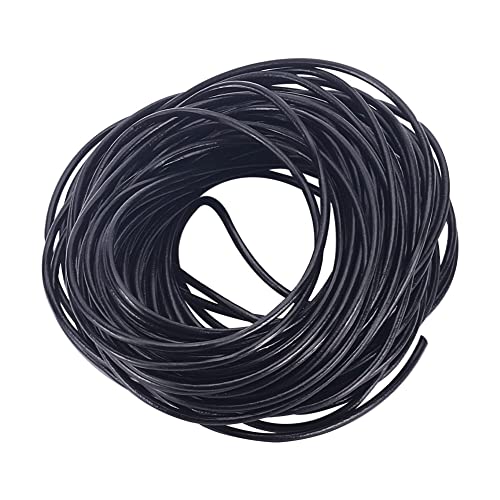 PandaHall 10m 2 mm Rindsleder Runde Lederschnüre, Schwarze Halskette Schnur Schnur für Schmuck Halskette Armband Herstellung Lieferungen PandaHall 10m 2 mm Rindsleder Runde Lederschnüre, Schwarze Halskette Schnur Schnur für Schmuck Halskette Armband Herstellung Lieferungen von PH PandaHall