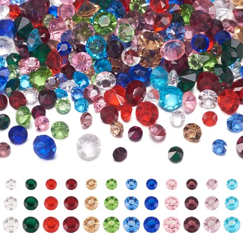 PandaHall Glas-Strasssteine in Diamantform, 3 mm, 4 mm, 5 mm, 36 Stile, 12 Farben, für Nagelkunst, Handwerk, Schmuckherstellung, 180 Stück PandaHall Glas-Strasssteine in Diamantform, 3 mm, 4 mm, 5 mm, 36 Stile, 12 Farben, für Nagelkunst, Handwerk, Schmuckherstellung, 180 Stück von PandaHall