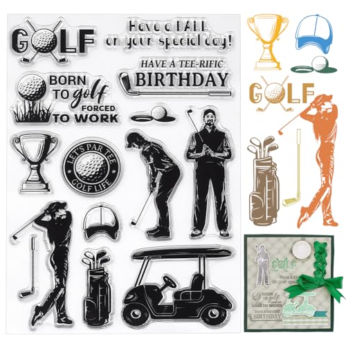 PandaHall Golf Klarsichtstempel, Sport-Thema, Transparente Gummistempel, Golfbälle, Trophäe, Transparente Papierstempel Für DIY Scrapbooking, Kartenherstellung, Dekoration, Fotokarten, Album, Basteln PandaHall Golf Klarsichtstempel, Sport-Thema, Transparente Gummistempel, Golfbälle, Trophäe, Transparente Papierstempel Für DIY Scrapbooking, Kartenherstellung, Dekoration, Fotokarten, Album, Basteln von PH PandaHall