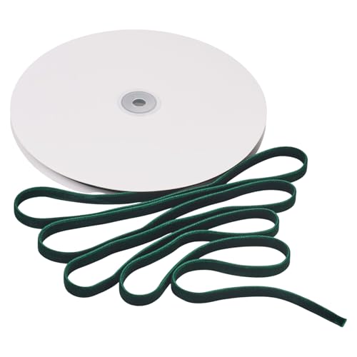 PandaHall Grünes Samtband, 10 mm, dünnes Samtband, doppelseitig, Stoffbänder für Geschenkverpackungen, Schleifen, Nähen, Hochzeitssträuße, Weihnachtsdekoration, 20 Meter PandaHall Grünes Samtband, 10 mm, dünnes Samtband, doppelseitig, Stoffbänder für Geschenkverpackungen, Schleifen, Nähen, Hochzeitssträuße, Weihnachtsdekoration, 20 Meter von PandaHall