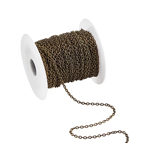 PandaHall Halskettenketten Ungeschweißte Kreuzketten Metallkabel Rolo Gliederkette Antike Bronzekette Bordsteinkreuzkette Irone Schmuckkette Für Die Herstellung von Halsketten Armbändern Und Ohrringen PandaHall Halskettenketten Ungeschweißte Kreuzketten Metallkabel Rolo Gliederkette Antike Bronzekette Bordsteinkreuzkette Irone Schmuckkette Für Die Herstellung von Halsketten Armbändern Und Ohrringen von PH PandaHall