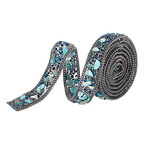 PH PandaHall 1m Kristall Strassband Zum Aufnähen, 16mm Diamant Glitzernde Band Aufbügeln Eines Strassband Türkisfarbenes Glitzerband Für DIY Hochzeit Brautkleid Schuhe Telefon Dekor, Metallgrau PH PandaHall 1m Kristall Strassband Zum Aufnähen, 16mm Diamant Glitzernde Band Aufbügeln Eines Strassband Türkisfarbenes Glitzerband Für DIY Hochzeit Brautkleid Schuhe Telefon Dekor, Metallgrau von PH PandaHall