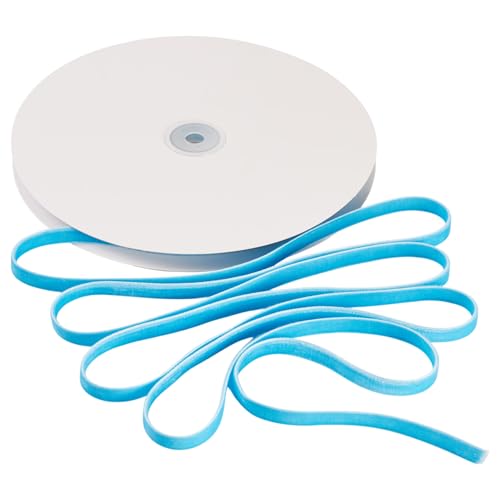 PandaHall Samtband, 10 mm, dünnes Samtband, doppelseitig, blau, Stoffbänder für Geschenkverpackungen, Schleifen, Nähen, Hochzeitssträuße, Weihnachtsdekoration, 20 Meter PandaHall Samtband, 10 mm, dünnes Samtband, doppelseitig, blau, Stoffbänder für Geschenkverpackungen, Schleifen, Nähen, Hochzeitssträuße, Weihnachtsdekoration, 20 Meter von PandaHall