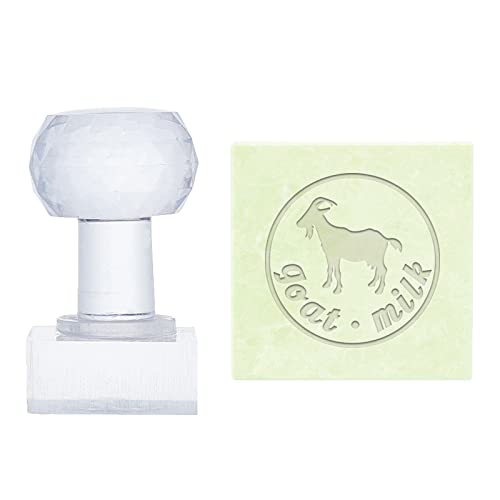 PandaHall Ziegenmilch-Acryl-Stempel, Wortseifen-Prägestempel Quadratischer Seifenkapitel-Stempel für Handgefertigte Seife Kekse Ton Töpferstempel Gummier Herstellung von Projekten PandaHall Ziegenmilch-Acryl-Stempel, Wortseifen-Prägestempel Quadratischer Seifenkapitel-Stempel für Handgefertigte Seife Kekse Ton Töpferstempel Gummier Herstellung von Projekten von PH PandaHall
