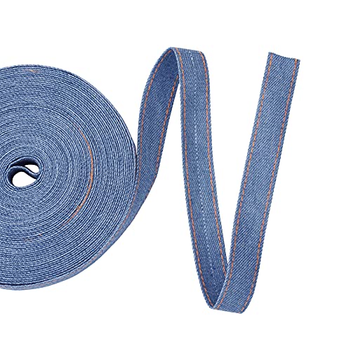 Pandahall 10.9 Yards Stitch Denim Ribbons Denim Ribbon Fabric 0.62 Inch Wide Denim Strips for Crafts Headband Apparel Jeans Bows and Sewing Decorations von PH PandaHall