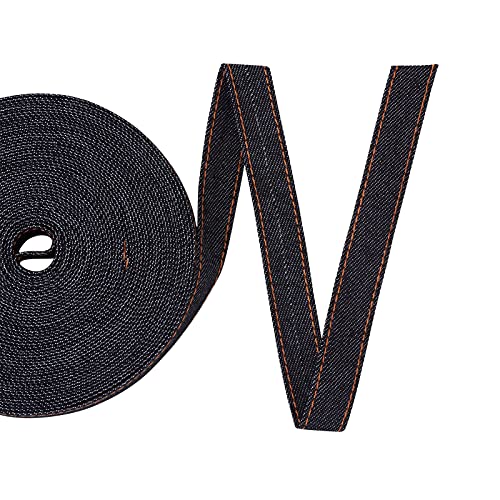 Pandahall 10.9 Yards Stitch Denim Ribbons Denim Ribbon Fabric 0.62 Inch Wide Denim Strips for Crafts Headband Apparel Jeans Bows and Sewing Decorations Pandahall 10.9 Yards Stitch Denim Ribbons Denim Ribbon Fabric 0.62 Inch Wide Denim Strips for Crafts Headband Apparel Jeans Bows and Sewing Decorations von PandaHall