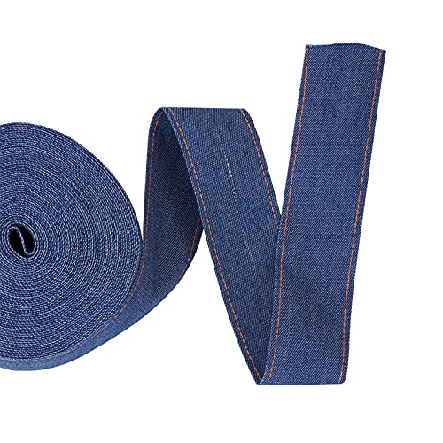 Pandahall 10.9 Yards Stitch Denim Ribbons Denim Ribbon Fabric 1.57 Inch Wide Denim Strips for Crafts Headband Apparel Jeans Bows and Sewing Decorations Pandahall 10.9 Yards Stitch Denim Ribbons Denim Ribbon Fabric 1.57 Inch Wide Denim Strips for Crafts Headband Apparel Jeans Bows and Sewing Decorations von PandaHall