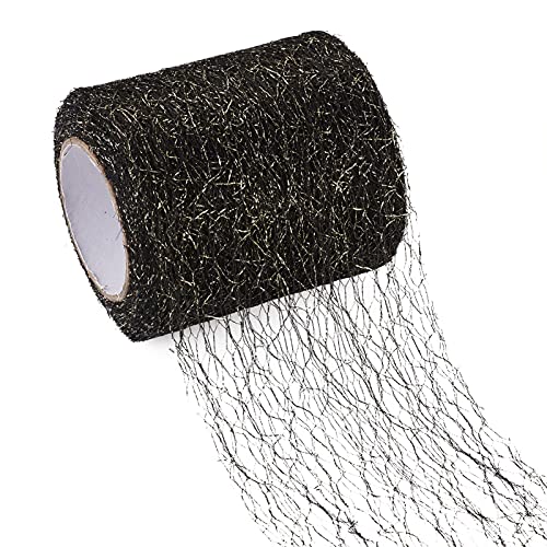 Pandahall 20 Meter Spinnennetz, Spitzennetz, 7,6 cm, schwarzes Netzband, Rolle mit großem Loch, Tüll für Heimwerker, Basteln, Blumen, Geschenkverpackungen, Röcke, Türvorhang, Hintergrund Pandahall 20 Meter Spinnennetz, Spitzennetz, 7,6 cm, schwarzes Netzband, Rolle mit großem Loch, Tüll für Heimwerker, Basteln, Blumen, Geschenkverpackungen, Röcke, Türvorhang, Hintergrund von PH PandaHall