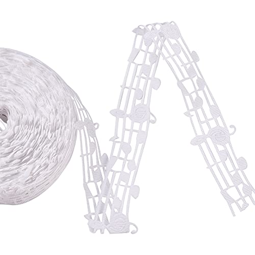 Pandahall 20 Yards Polyesterband mit Musiknoten, hohl, 3,8 cm, Ripsband, Kleidungsbesatz, Zubehör für Geschenkverpackungen, Musikthema, Heim-Party-Dekoration Pandahall 20 Yards Polyesterband mit Musiknoten, hohl, 3,8 cm, Ripsband, Kleidungsbesatz, Zubehör für Geschenkverpackungen, Musikthema, Heim-Party-Dekoration von PandaHall