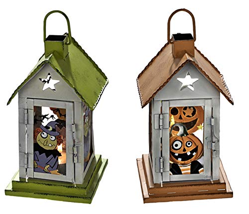 Comarco Sa 11982 Halloween-Dekorationen, Metall, Glas, Mehrfarbig, 10 x 10 x 18 cm Comarco Sa 11982 Halloween-Dekorationen, Metall, Glas, Mehrfarbig, 10 x 10 x 18 cm von Pandecor