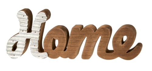 Pandecor dekorativer Schriftzug, Holz Material: Metall, braun, 33x12 cm Pandecor dekorativer Schriftzug, Holz Material: Metall, braun, 33x12 cm von Pandecor