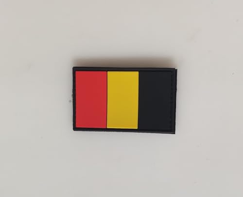 Belgien Militär PVC Patch, Patch Belgien Taktischer Rucksack, Patches Belgien Militär Rucksäcke, Patch Flagge Belgien (Belgien) von Pandiui23