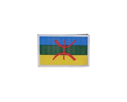 Berberer Patch - Flaggenpatch Berberer, Taktischer Berberer Patch - Gestickter Länderpatch Berberer - Militär Patch Berberer (Berberer) von Pandiui23