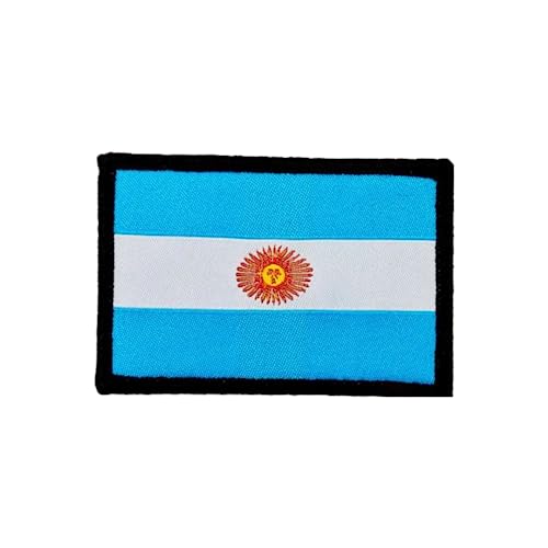 Bestickte Aufnäher Argentinien-Flagge mit offiziellen Farben - gesticktes Wappen - Biker-Patches - Military Patch Argentinien (Argentinien) von Pandiui23