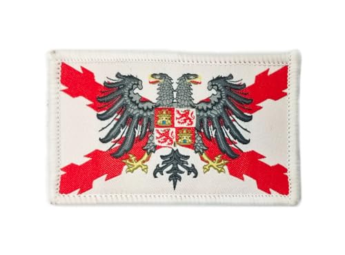 Bestickte Patches mit Burgunder-Kreuz von Adler, besticktes Wappen, bestickte Patches für militärische Zwecke, Patches (Adler-Kreuz) von Pandiui23