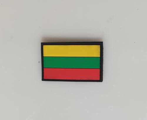 Litauen Militär PVC Patch, Patch Litauen Taktischer Rucksack, Patches Litauen Militär Rucksäcke, Patch Flagge Litauen (Litauen) von Pandiui23