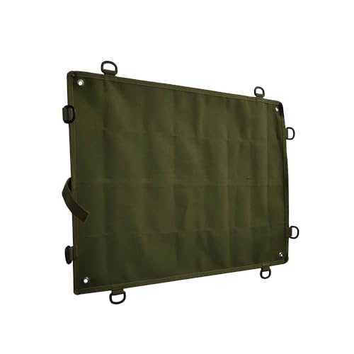 Pandiui23 Taktisches militärisches Display mit moralischem Patchpanel, Haken und Schleife, militärisches taktisches Display-Panel mit Streifen (Grün, 60 x 45 cm) von Pandiui23
