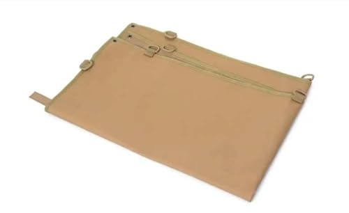 Pandiui23 Militärische Taktische Display Panel mit moralischen Patch-Panel, Haken und Schleife, Klett-Panel, taktische militärische Display Panel mit Klettband (63 x 50 cm, Beige) von Pandiui23