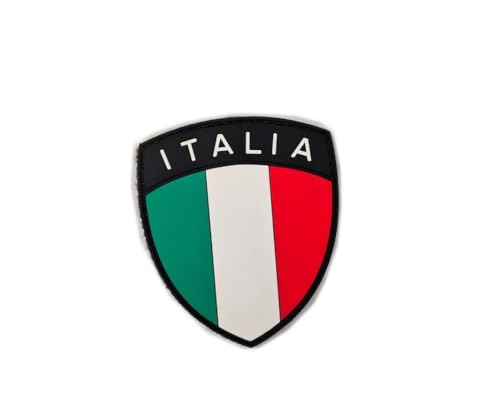 Pandiui23 Patch aus PVC Italien Militär Patch Italien, Abzeichen Italien, Flagge-Patch Italien, Taktisches Patch Italien, Patch PVC Italien (Italien) von Pandiui23