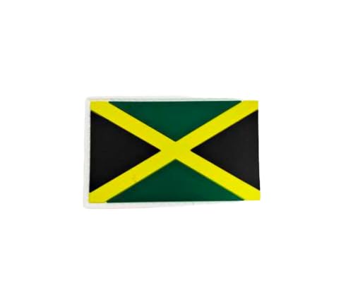 Pandiui23 Patch aus PVC Jamaika Militär Patch Jamaika, Abzeichen Jamaika, Flagge-Patch Jamaika, Taktisches Patch Jamaika, Patch PVC Jamaika (Jamaika) von Pandiui23
