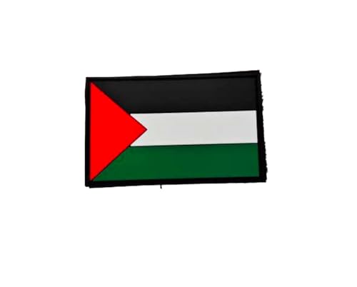 Pandiui23 Patch aus PVC Palästina Militär Patch Palästina, Abzeichen Palästina, Flagge-Patch Palästina, Taktisches Patch Palästina, Patch PVC Palästina (Palästina) von Pandiui23