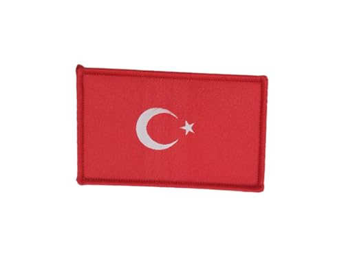 Türkei Flaggenpatch - Taktischer Gestickter Länderpatch - Militär Patch (Türkei) von Pandiui23