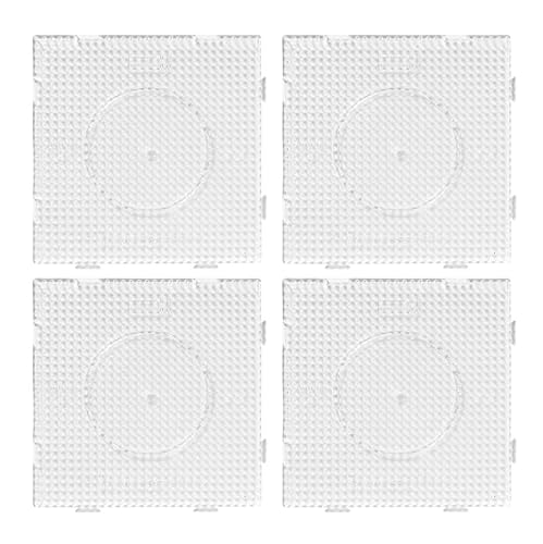 Panduro | Quadratische Perlenplatte | Für Hama Midi-Perlen | 145 x 145 mm | 4 Stück von Panduro
