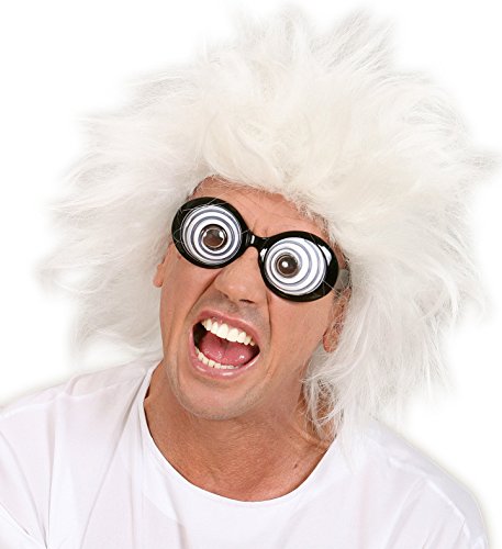 Doofmann Nerd Brille hypnotisierender Blick Partybrille Funbrille von Panelize
