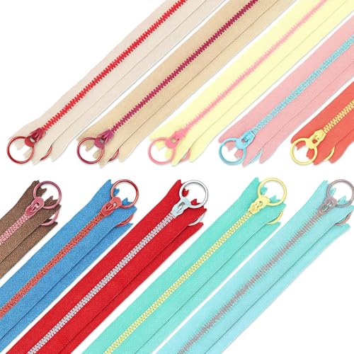 20 Stück Reißverschluss, 10 Farben je 2 Stück, 30 cm Länge, Reißverschlüsse für DIY Nähen, Handwerk, Taschen, Haustierkleidung, Brieftaschen und Geldbörsen 20 Stück Reißverschluss, 10 Farben je 2 Stück, 30 cm Länge, Reißverschlüsse für DIY Nähen, Handwerk, Taschen, Haustierkleidung, Brieftaschen und Geldbörsen von PangWuu