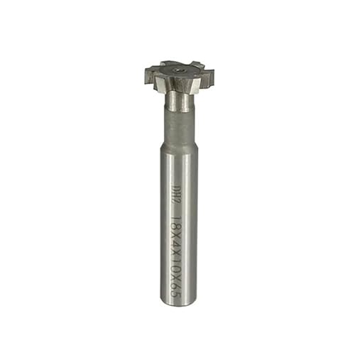Pangyoo 8-20mm Schaft T-Nutenfräser CNC-Fräser HSS Schaftfräser for Metallbearbeitung Keilnutwerkzeug Wolframkarbid Schaftfräser(18x10x10x65) von Pangyoo