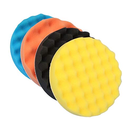 Pangyoo PYouo-Mini-Polierpads, 4Pcs Polierschwamm Buffer Pad Kit Werkzeug, 7inch / 180mm for Auto-Polierer, Wachsen von Pangyoo